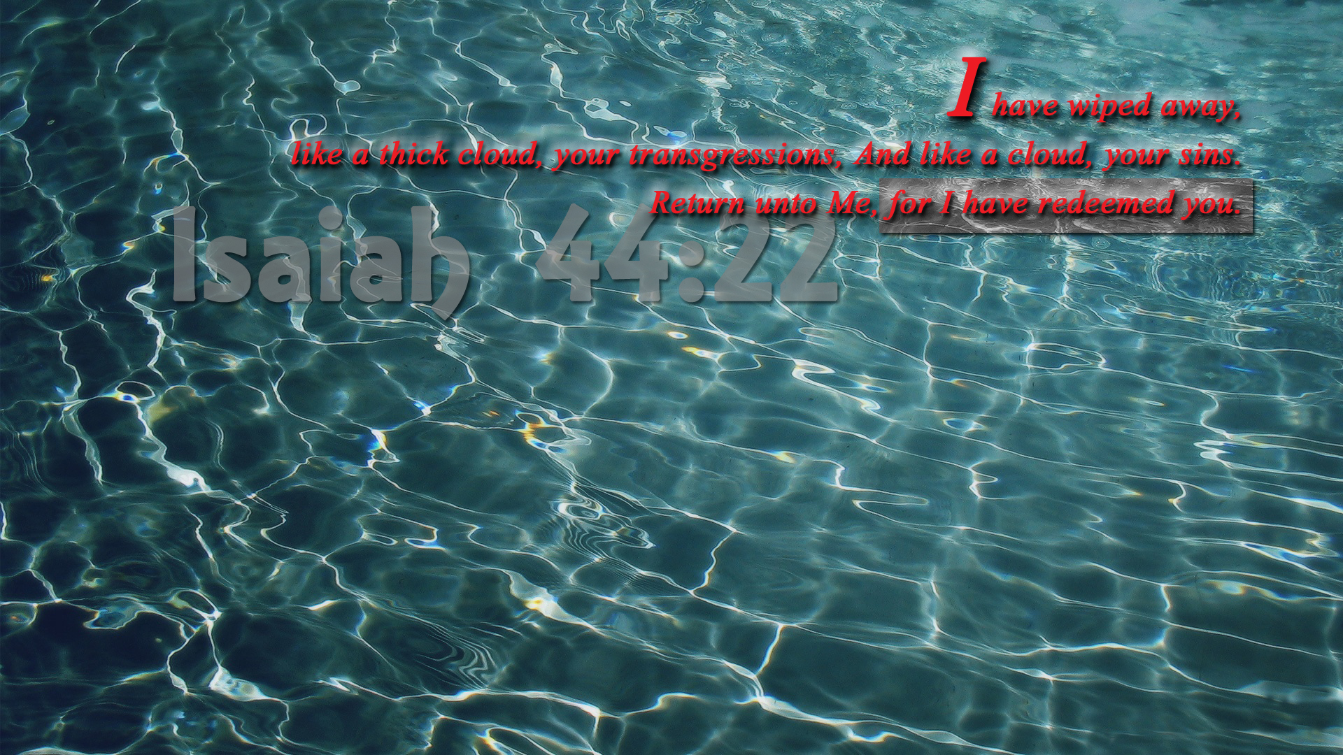 Isaiah 44.22 | This Is TRUTH