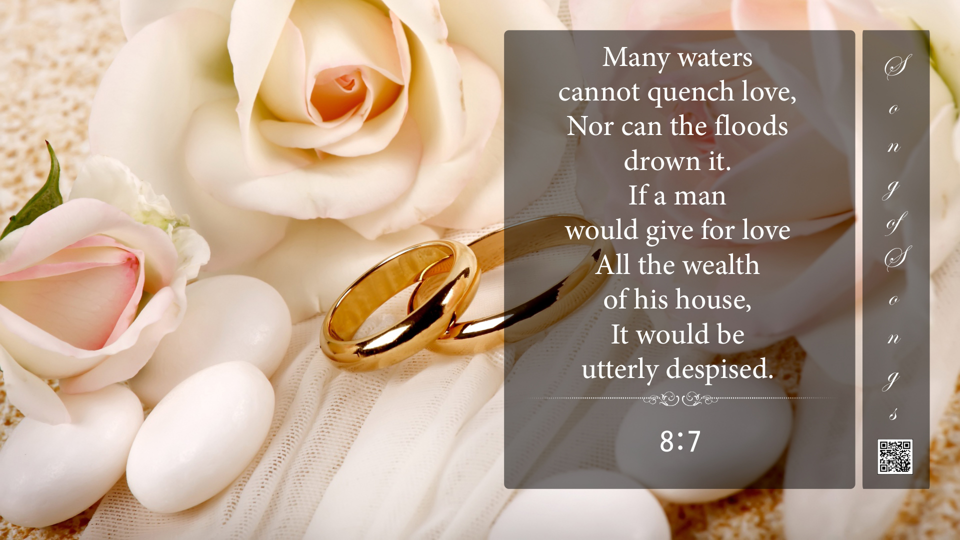 The Song of Songs 8.7 This Is TRUTH