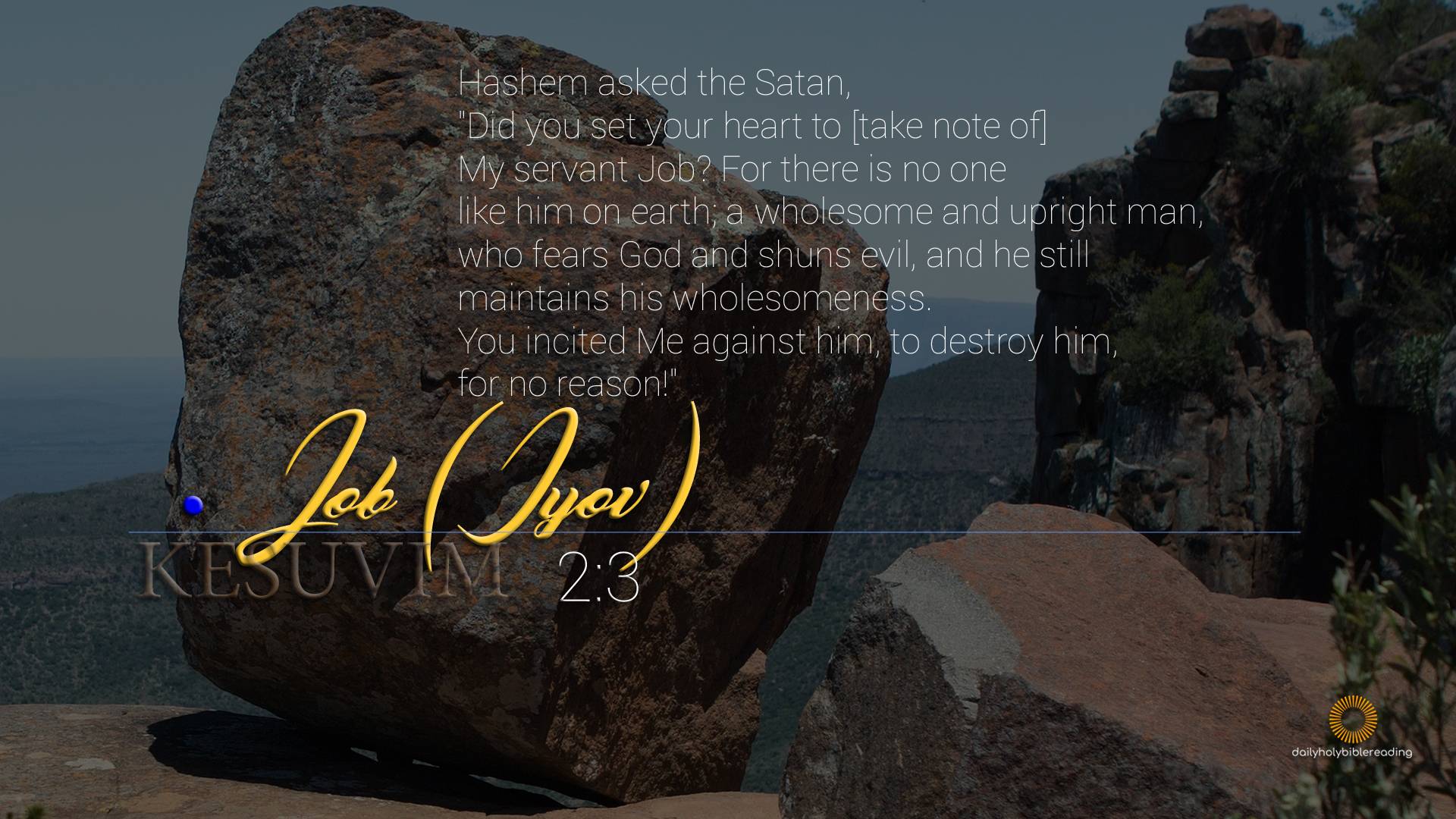 Job | Daily Holy Bible Reading