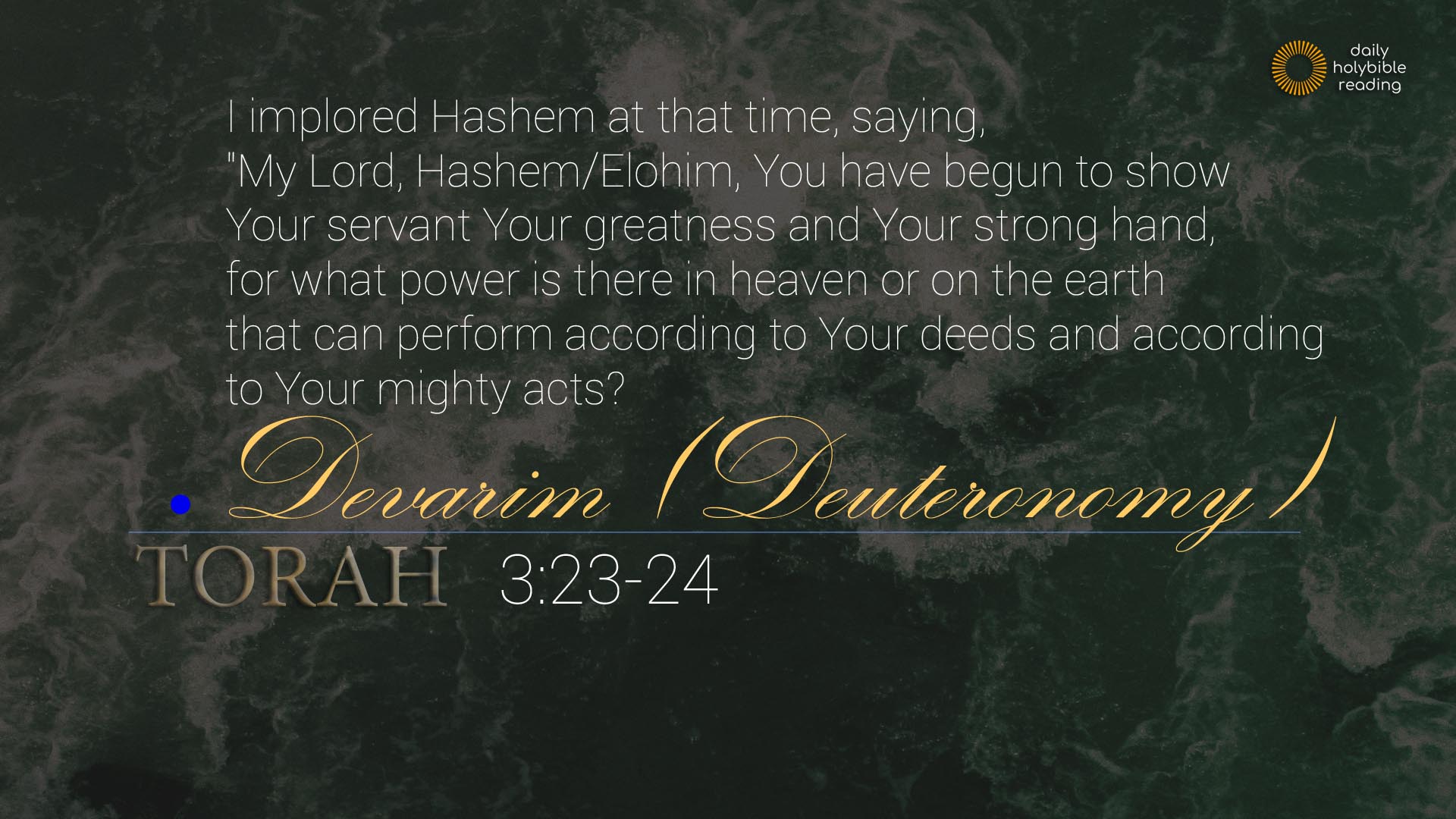 DEUTERONOMY Chapter 3 Daily Holy Bible Reading