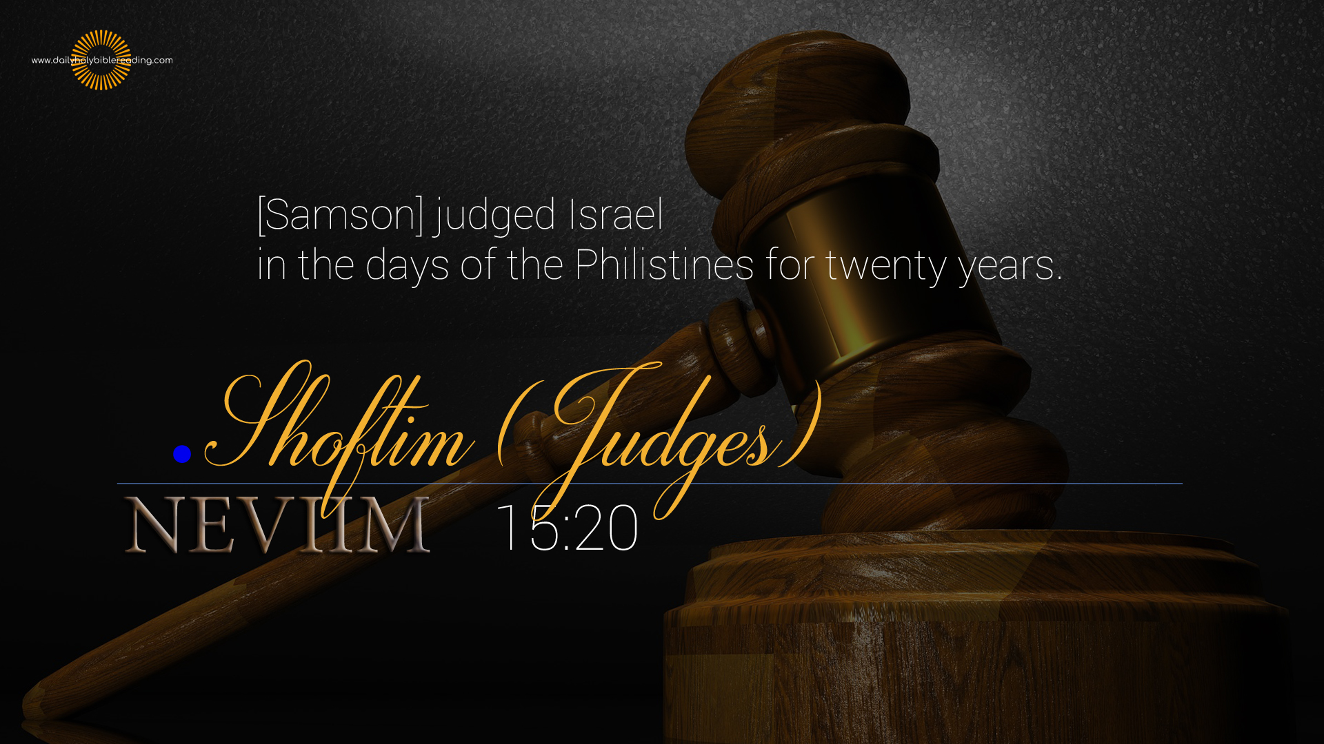 JUDGES Chapter 1 | Daily Holy Bible Reading
