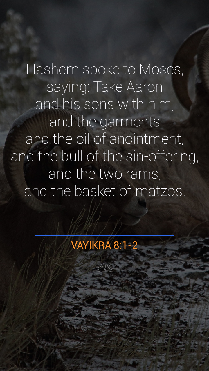 LEVITICUS Chapter 8 | Daily Holy Bible Reading