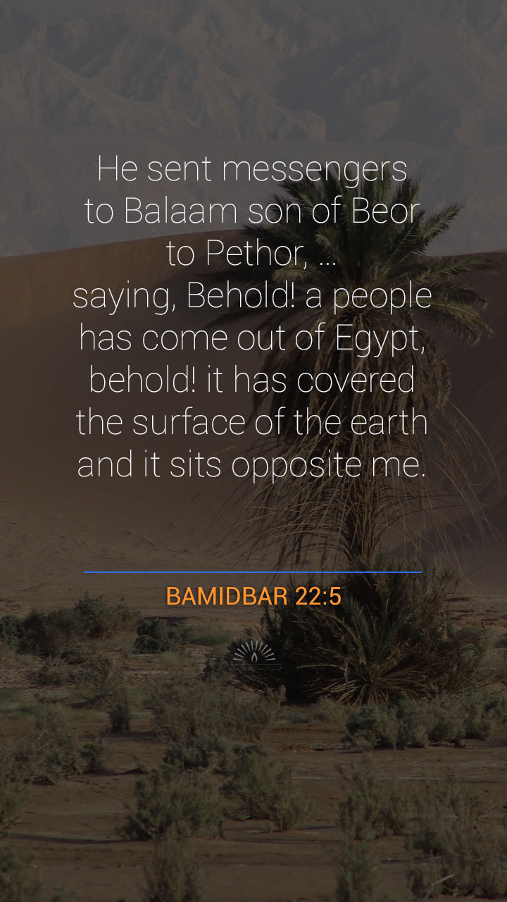 NUMBERS Chapter 22 Daily Holy Bible Reading