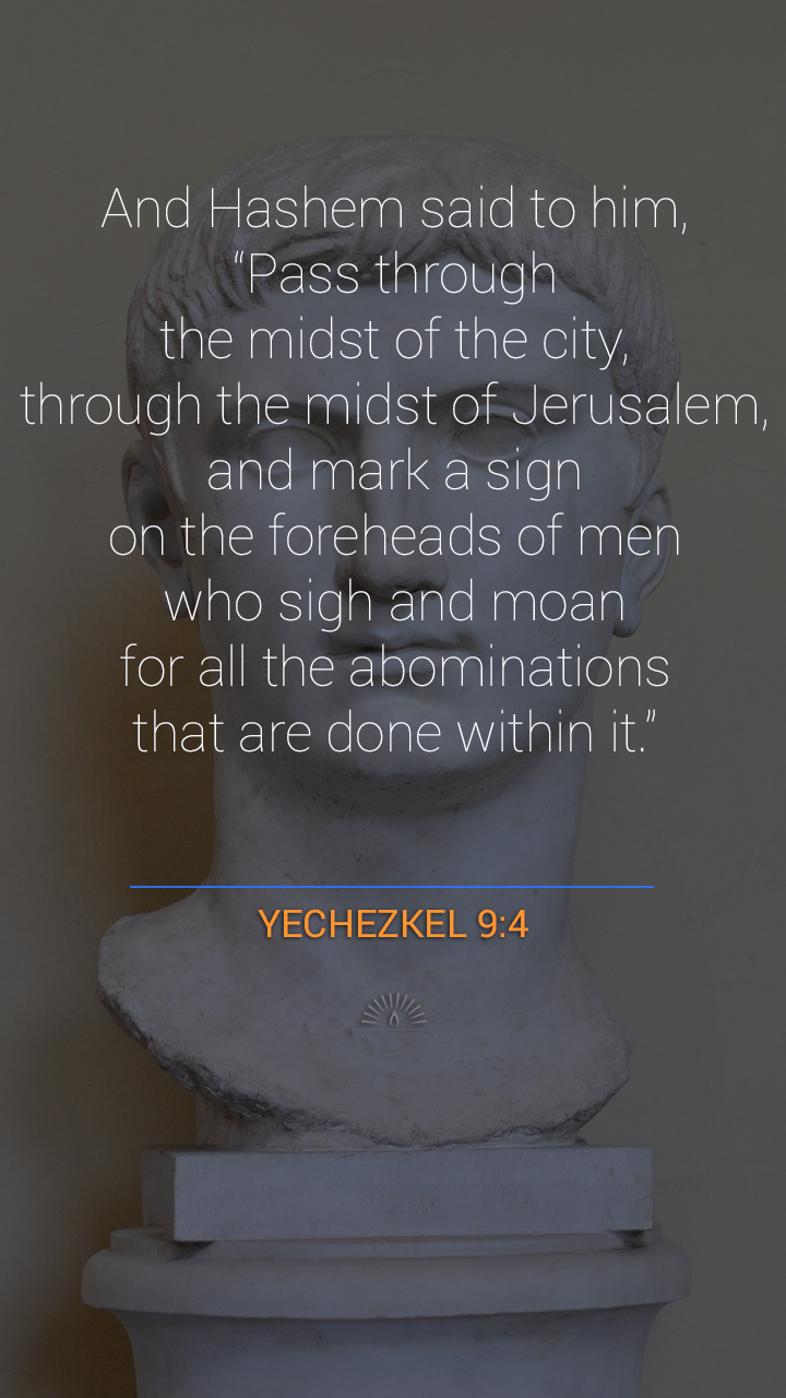 Ezekiel chapter 9 ezekiel reveals what the sign one chapter a day